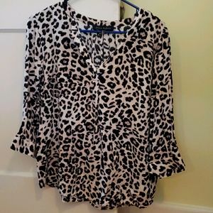 Cheetah print top